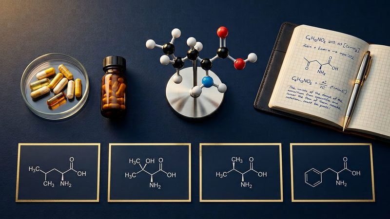 Supplement Flat Lay — L-Ornithin Dosierung