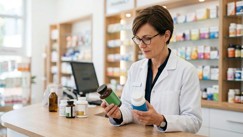 Apotheker mit Supplements — Ornithin kaufen Ratgeber